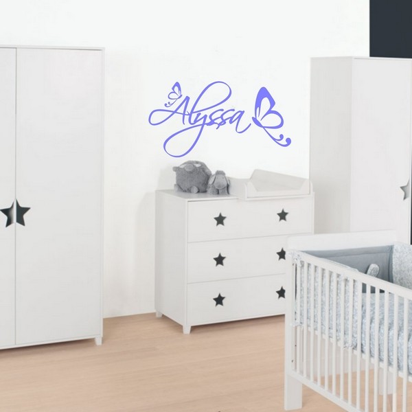 Example of wall stickers: Alyssa Papillons